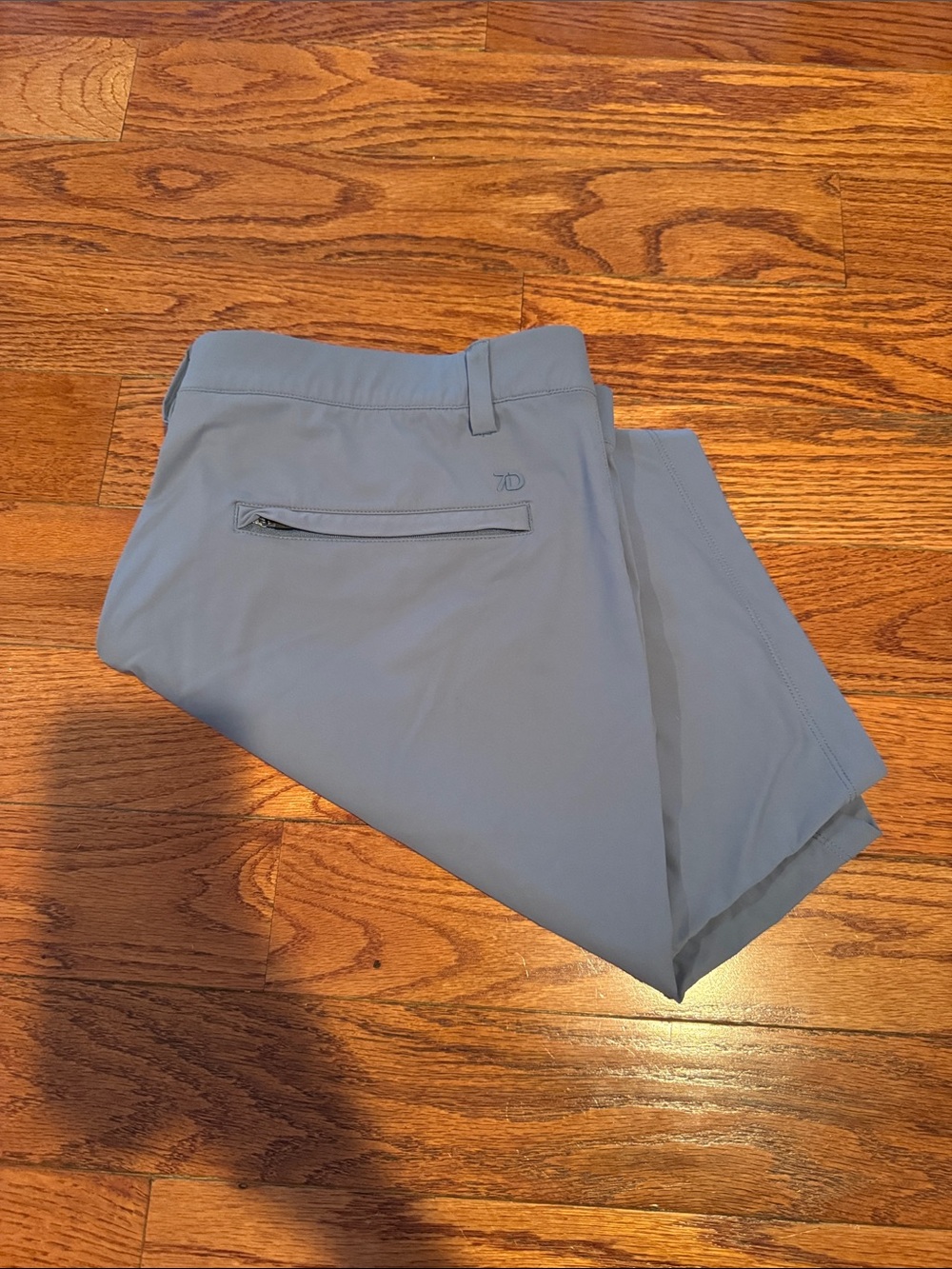 7 Diamond Men's Light Gray Performance shorts XL